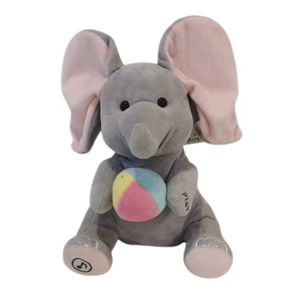 Kids Toy , Elephant Plush with Music Interactive & Fun