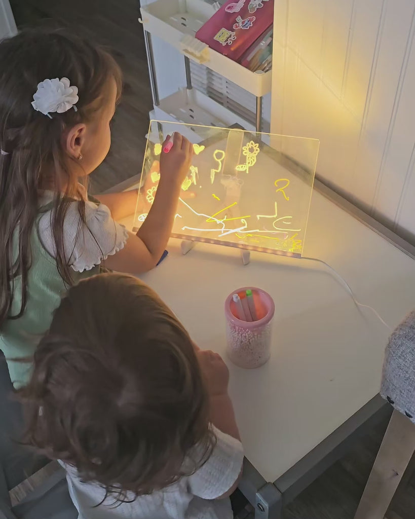 LED Colorful Glow Drawing Board