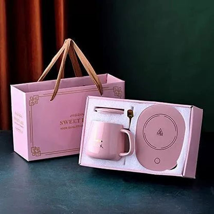 ELECTRIC CUP WARMER WITH SPOON