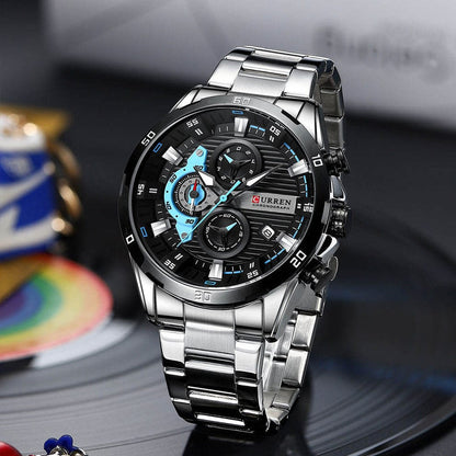 Curren Chrono-Master Steel Fusion