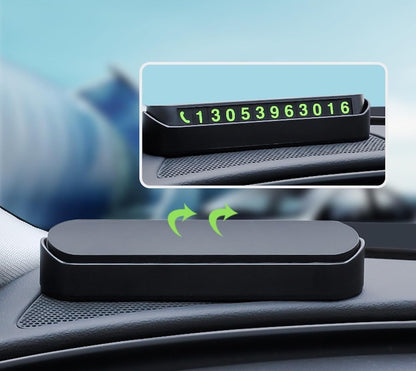 Temporary Car Parking Mobile Number Display with Magnetic Numbers