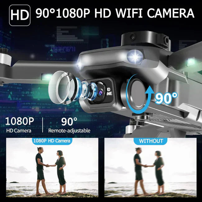 E99 Pro 8K Drone – Dual Camera, 5G GPS & Dual Battery – طائرة الدرون E99