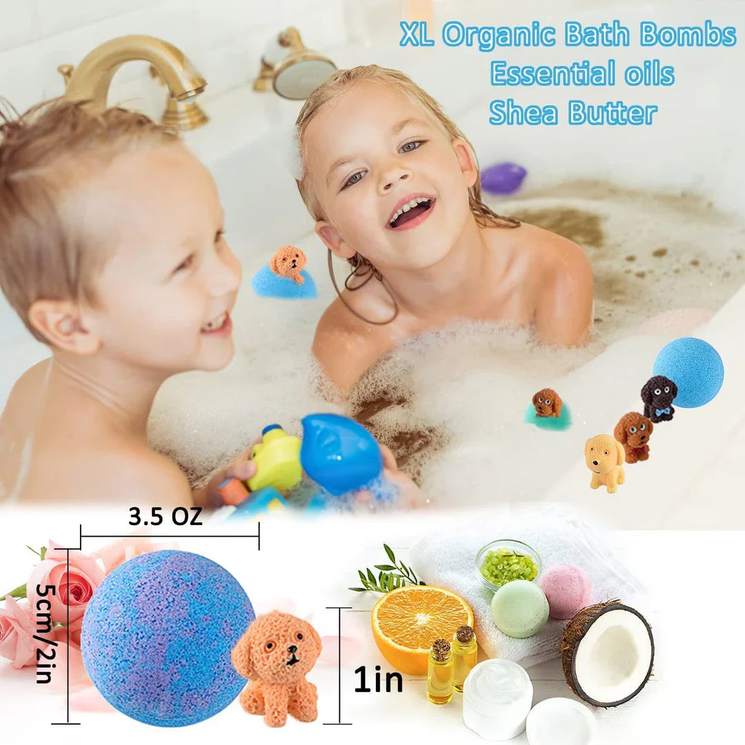Bath Bombs for Kids with Toys Inside , 12 Pieces