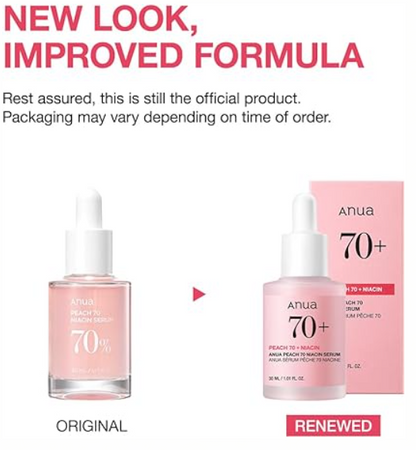 ANUA Peach 70 Niacinamide Serum