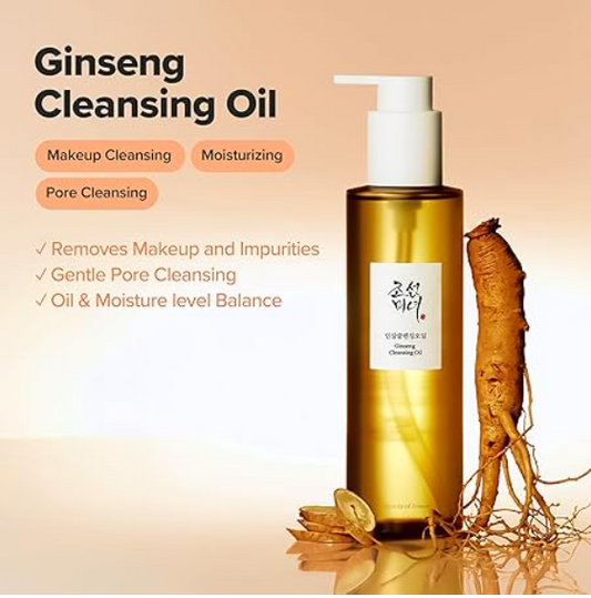 Beauty of Joseon Ginseng Cleansing Oil Waterproof Makeup Remover for Sensitive 210ml
