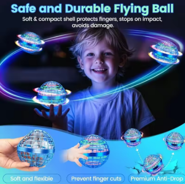 Hand-Controlled Magic Spinner Ball With LED Lights Toy 🏐