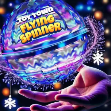 Hand-Controlled Magic Spinner Ball With LED Lights Toy 🏐