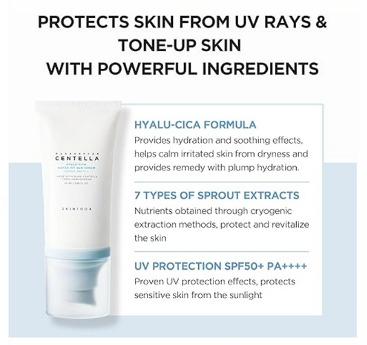 SKIN1004 Madagascar Centella Hyalu-Cica Water-Fit Sun Serum 50ml