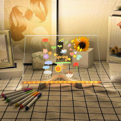LED Colorful Glow Drawing Board