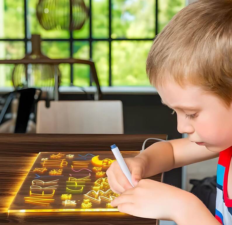 LED Colorful Glow Drawing Board