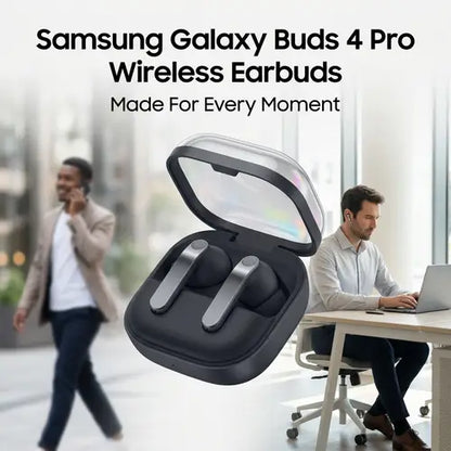 Samsung Galaxy Buds 4 Pro (2026) AI True Wireless Bluetooth Earbuds, Hi-Res Audio, 2-Way Speaker
